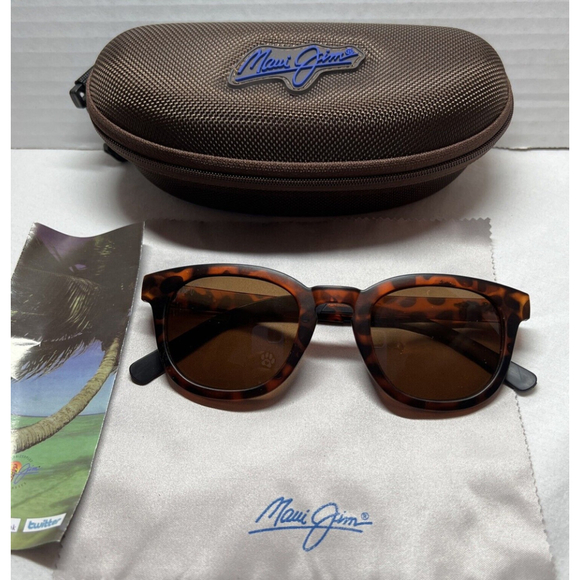 Maui Jim Accessories - Maui Jim Siren Song STG Brown Tortoise Polarized Sunglasses W/ Zipper Case NWOT